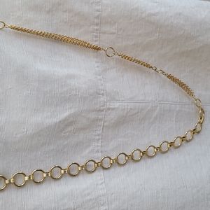 34" Change-up Chain Links Goldtone.